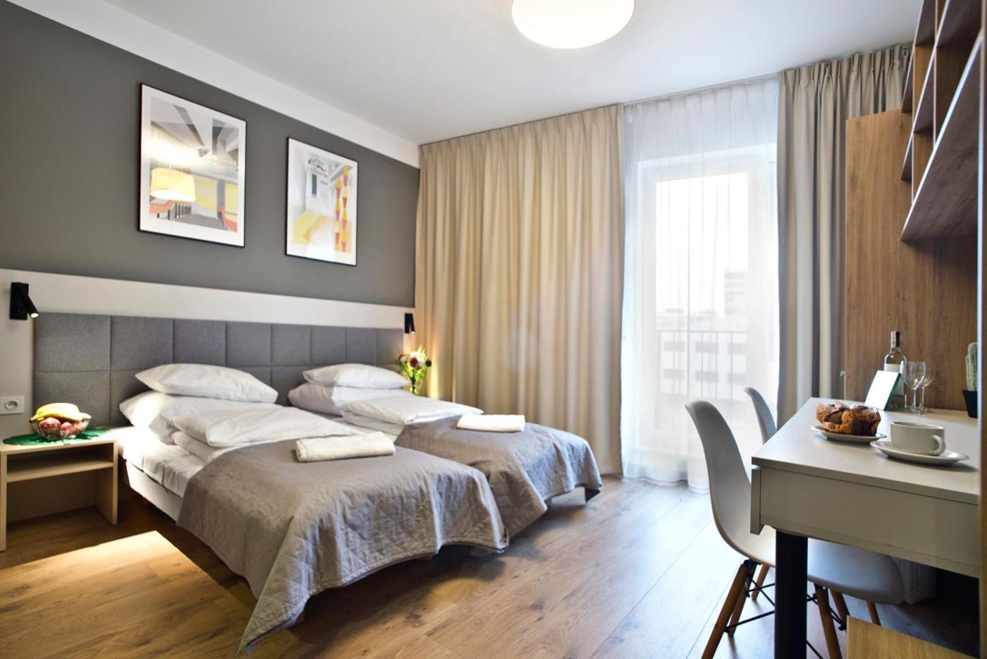 Wolska Serviced Apartments Warszawa Rom bilde